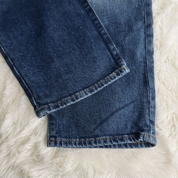 Old Navy Sky Hi Straight Jeans 8 (29x26.5) Blue Relaxed Ankle Stretch Womens - Picture 8 of 9